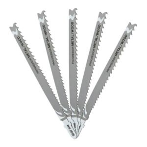 Set of jigsaw blades for metal and wood.