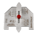 Welding gauge for measuring concavity and convexity.