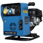 Weld Baby 180 portable welding machine side view.