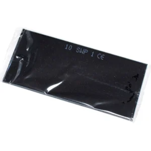 Pack of ten black rectangular sheets