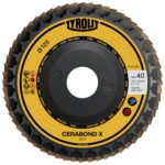 Tyrolit Cerabond X flap disc for grinding