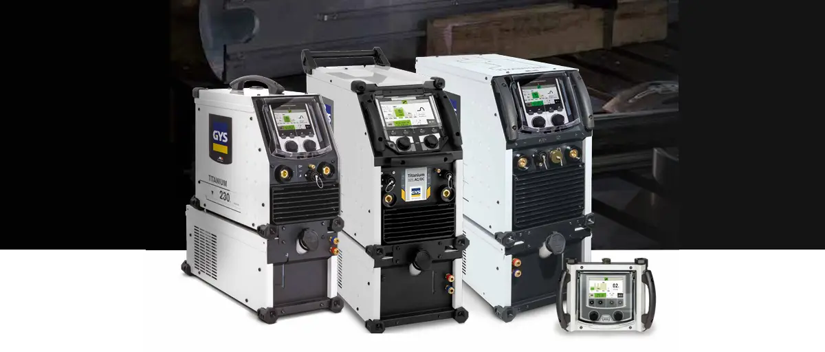 GYS Titanium TIG welding machine range