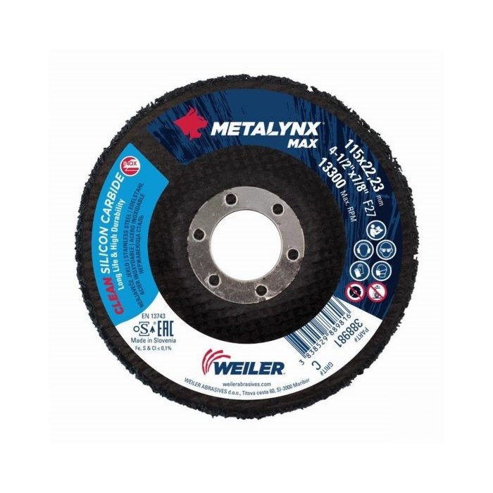 Metalynx cutting wheel for silicon carbide