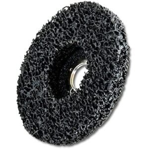 Metalynx-Clean-and-Strip-Disc-Silicon-Carbide-4.5inch Black abrasive cleaning wheel