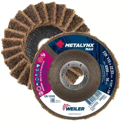 Metalynx MAX abrasive flap disc