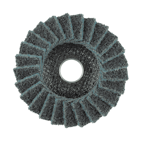 Circular abrasive wheel for polishing and cleaning
