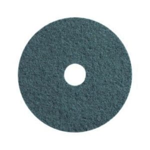 Gray abrasive pad with central hole
