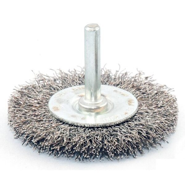 Wire wheel brush attachment for power drill