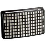 Rectangular HEPA vacuum cleaner filter cartridge