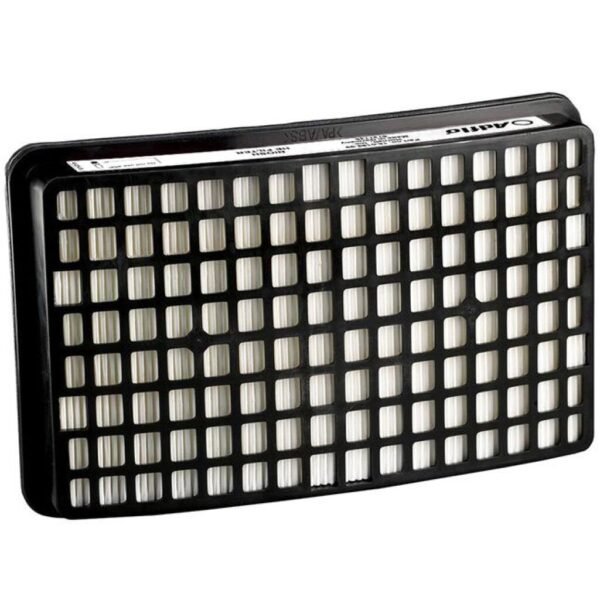 Rectangular HEPA vacuum cleaner filter cartridge