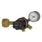Argon CO2 gas regulator with pressure gauge