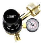 Genie inert gas regulator with pressure gauge