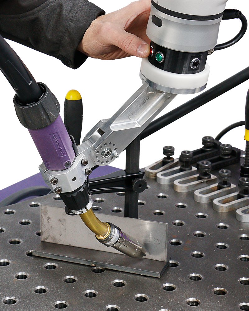 Cobot control button press
