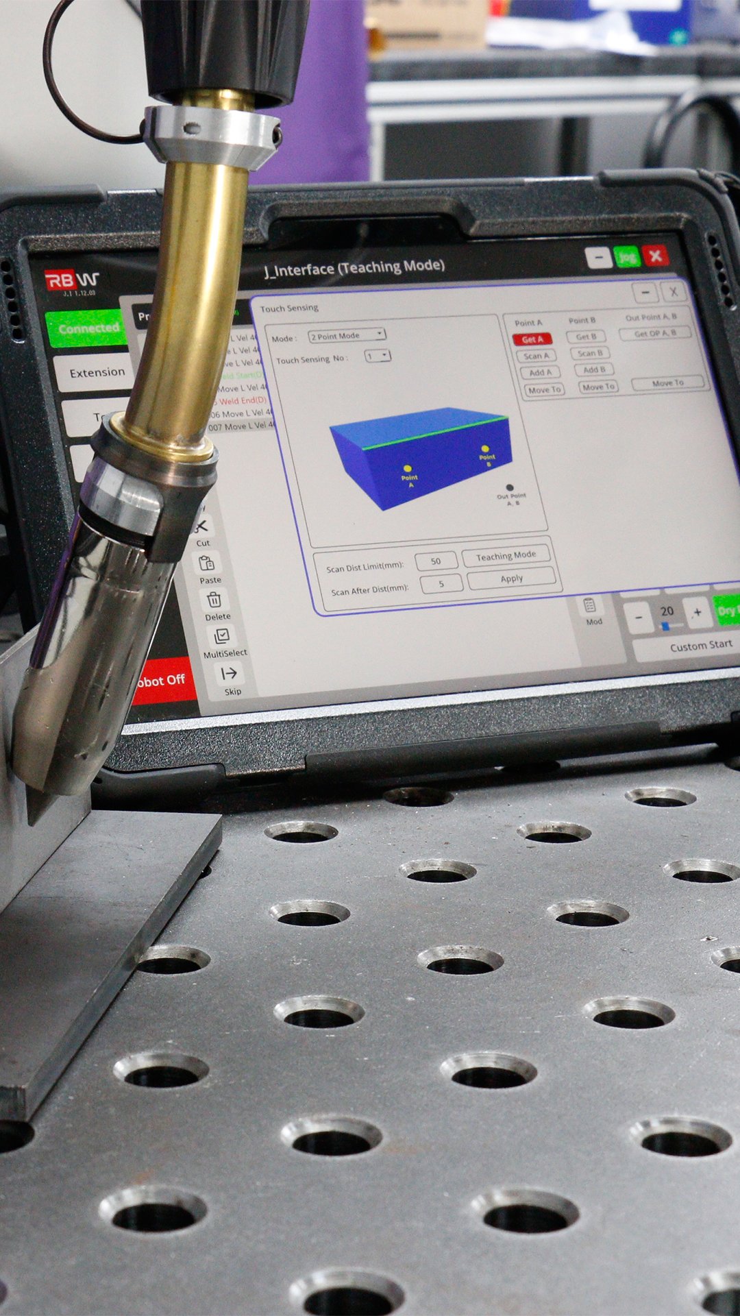 Cobot touch sensing