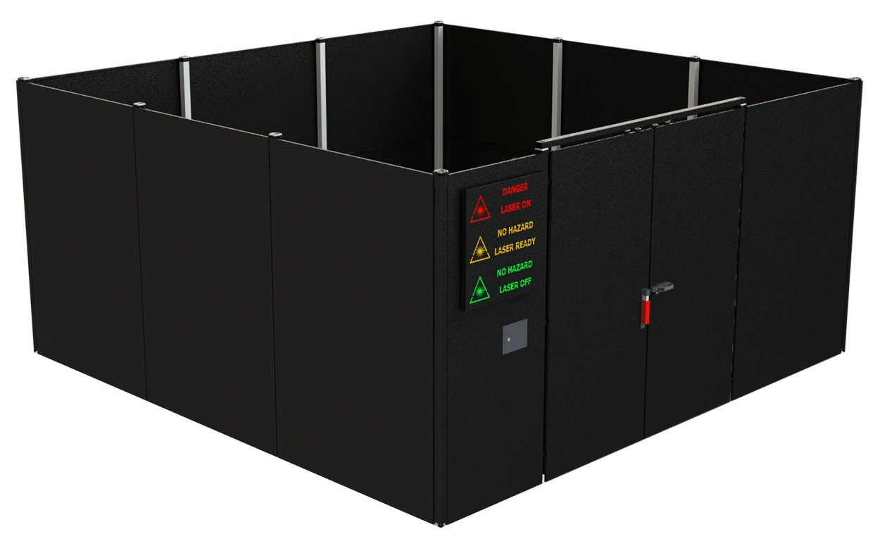 Laser safety cabin