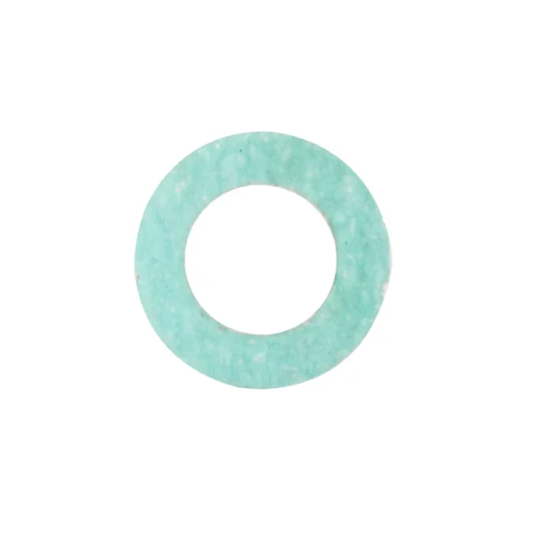 Turquoise stone ring isolated on white background