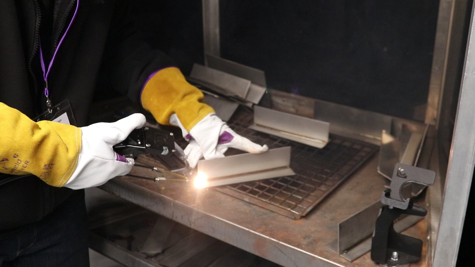 Laser welding demonstration