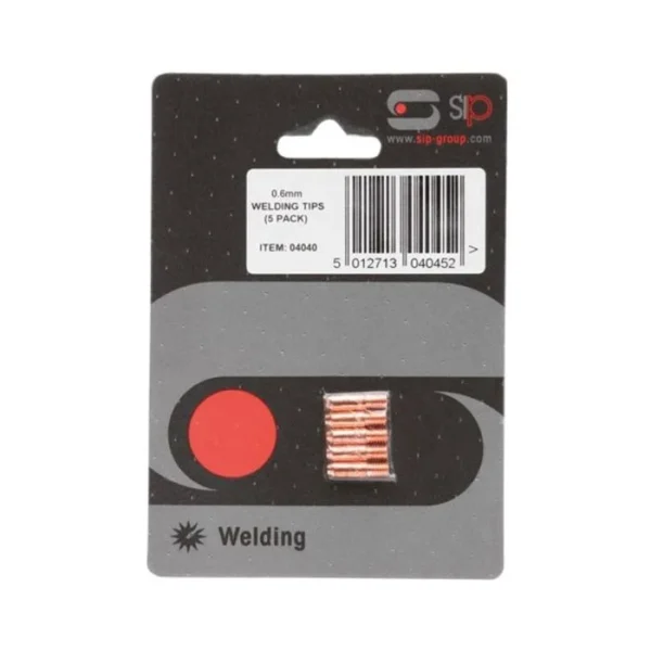 SIP 0.6mm welding tips 5-pack packaging