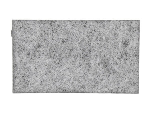 Gray fibrous air filter pad texture