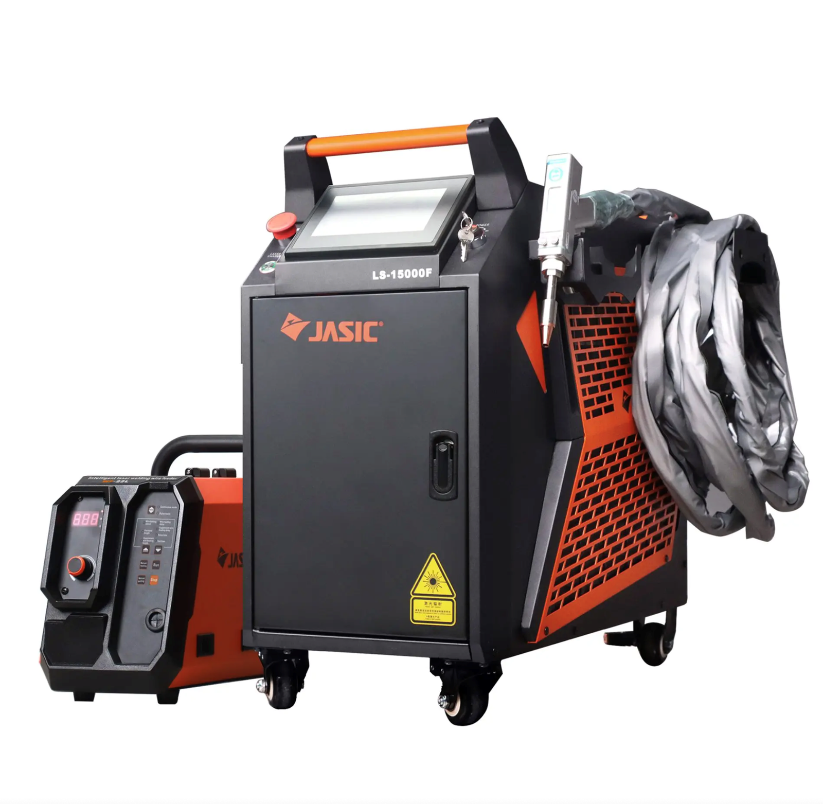 Jasic LS-15000F laser welder single wire feeder package