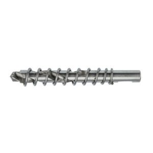 Metal concrete anchor screw with spiral coil