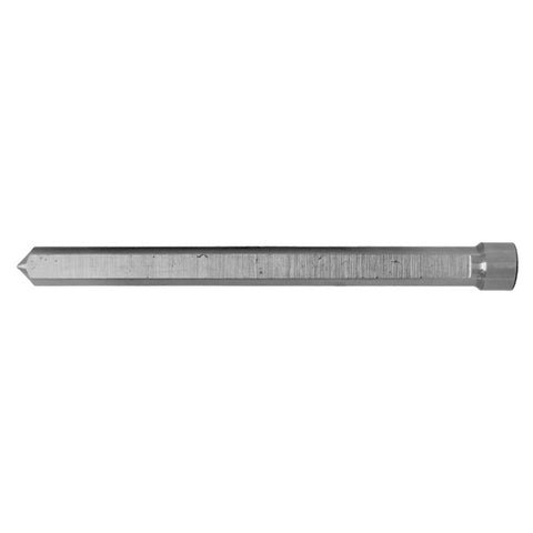Hex-shank concrete nail with pointed tip