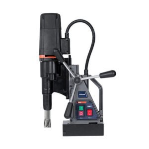 Magnetic drill press with control panel