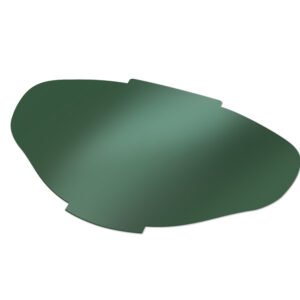 Green tinted replacement lens on white background