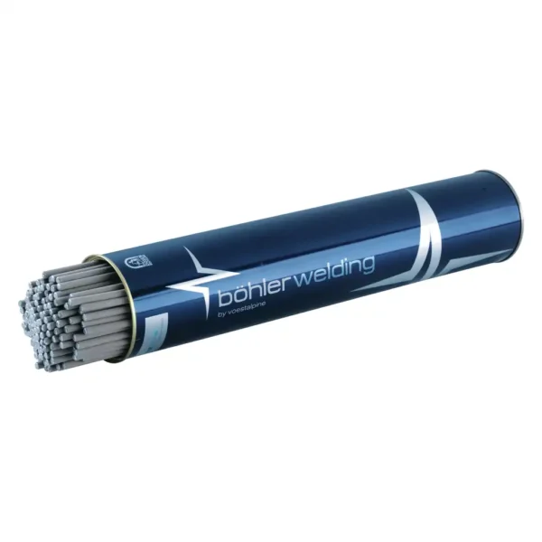 Blue tube of Bohler welding electrodes