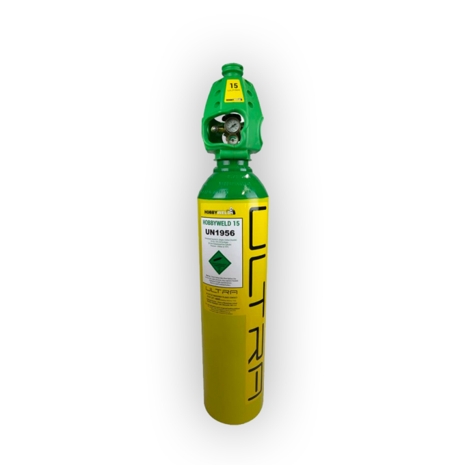 Hobbyweld 15 Ultra Cylinder (83% Argon, 15% CO₂, 2% O₂)